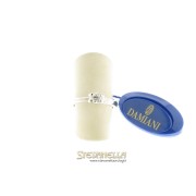 DAMIANI anello solitario oro bianco e diamante ct. 0,32 referenza 20000503